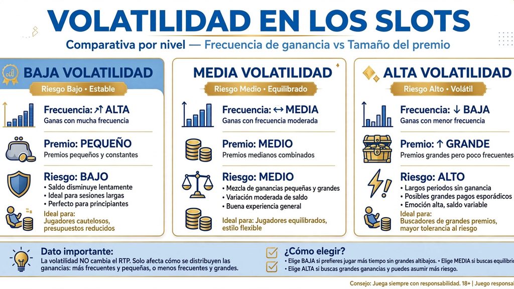 comparativa volatilidad alta media baja