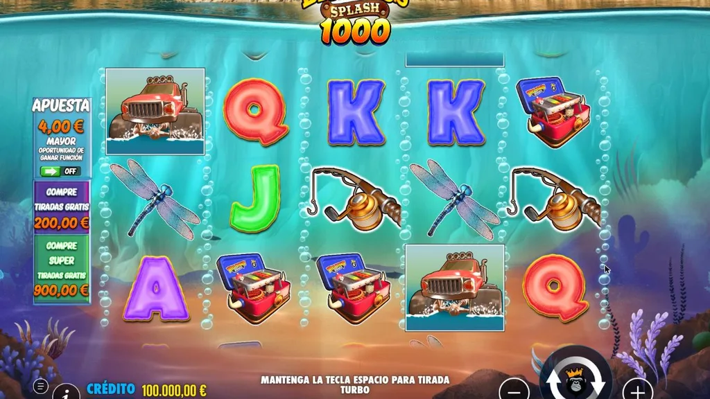 Big Bass Splash 1000 demo gratis: compra de tiradas gratis 100x, super tiradas 450x y apuesta mayor