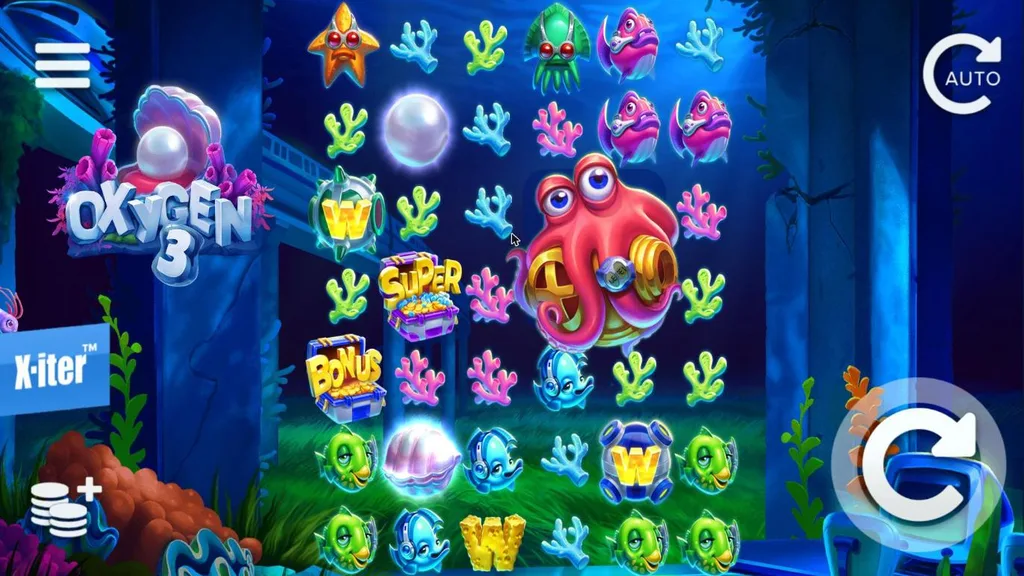 Oxygen 3 demo gratis: cuadrícula 6x7 con pagos por grupos